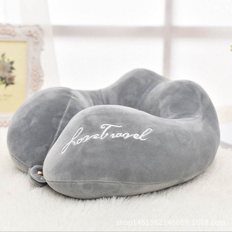 Custom Creative U Travel Pillow Shaped Plane Travel Sambo U-shaped Pillow Neck Pillow Neck Guard Spot Wholesale - Mubimart