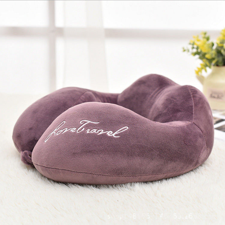 Custom Creative U Travel Pillow Shaped Plane Travel Sambo U-shaped Pillow Neck Pillow Neck Guard Spot Wholesale - Mubimart -  