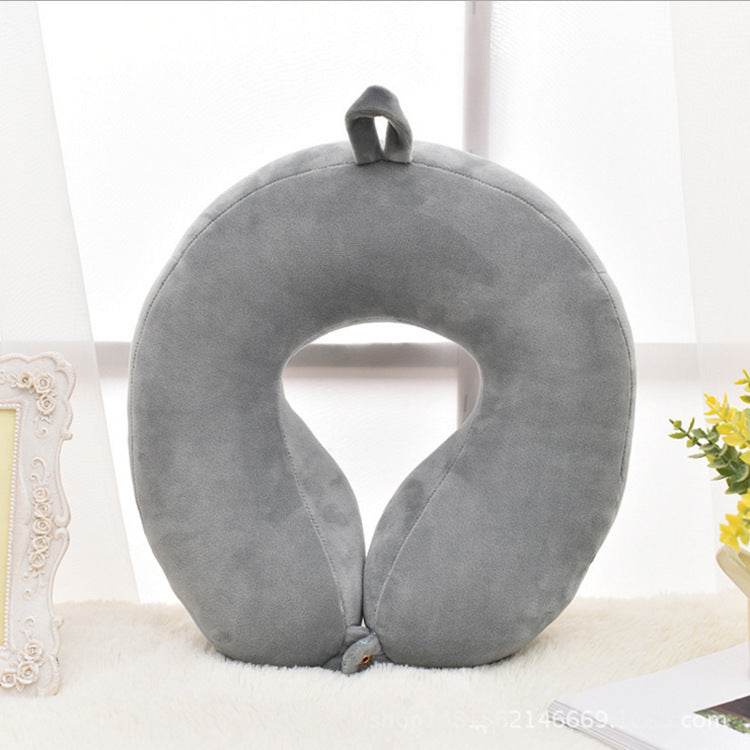 Custom Creative U Travel Pillow Shaped Plane Travel Sambo U-shaped Pillow Neck Pillow Neck Guard Spot Wholesale - Mubimart