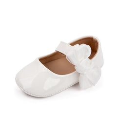 Cute Baby Girl Patent Leather Bowknot Toddler Shoes 0-1 Years Old Baby's Shoes Spring And Autumn - Mubimart -  