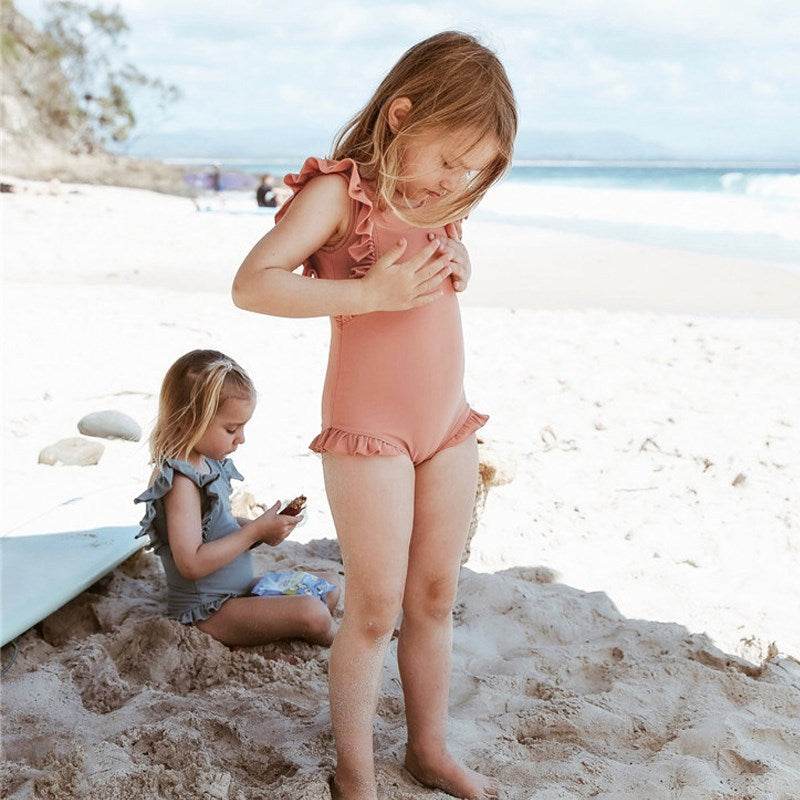 Cute Baby Princess Swimsuit Girl Child Swimwear - Mubimart