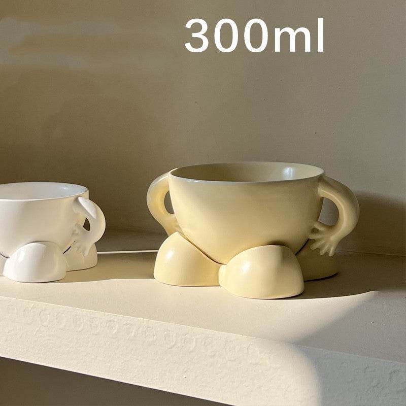 Cute Ceramic Breakfast Coffee Mug - Mubimart
