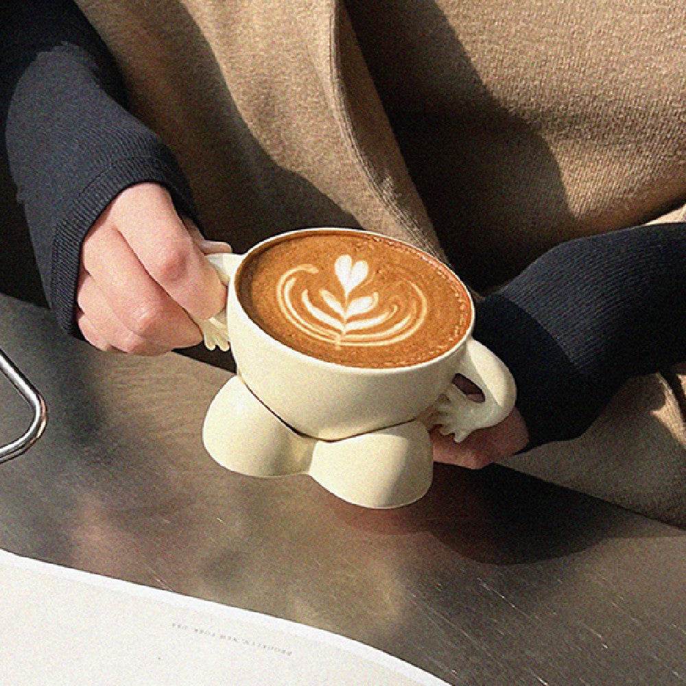 Cute Ceramic Breakfast Coffee Mug - Mubimart