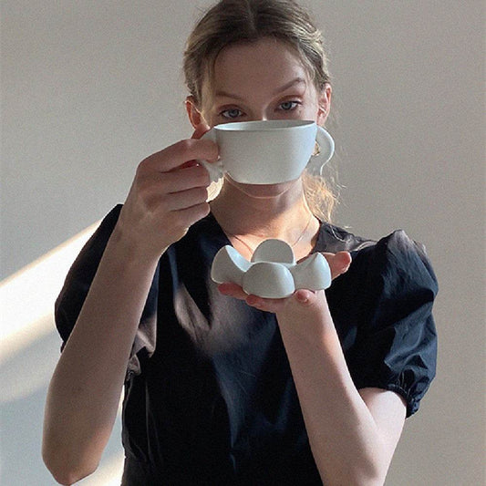 Cute Ceramic Breakfast Coffee Mug - Mubimart