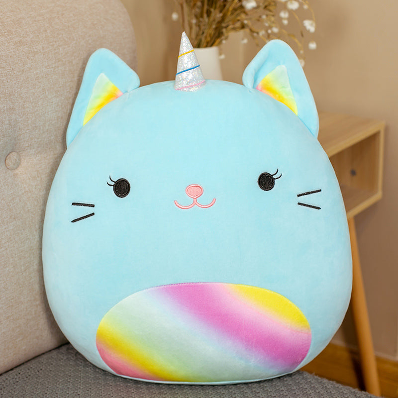 Cute Fat Fat Plush Toy Animal Doll Kawaii  Deer Pig Soft Pillow Buddy Stuffed Cushion ValentineS Gift For Kids Girl - Mubimart -  