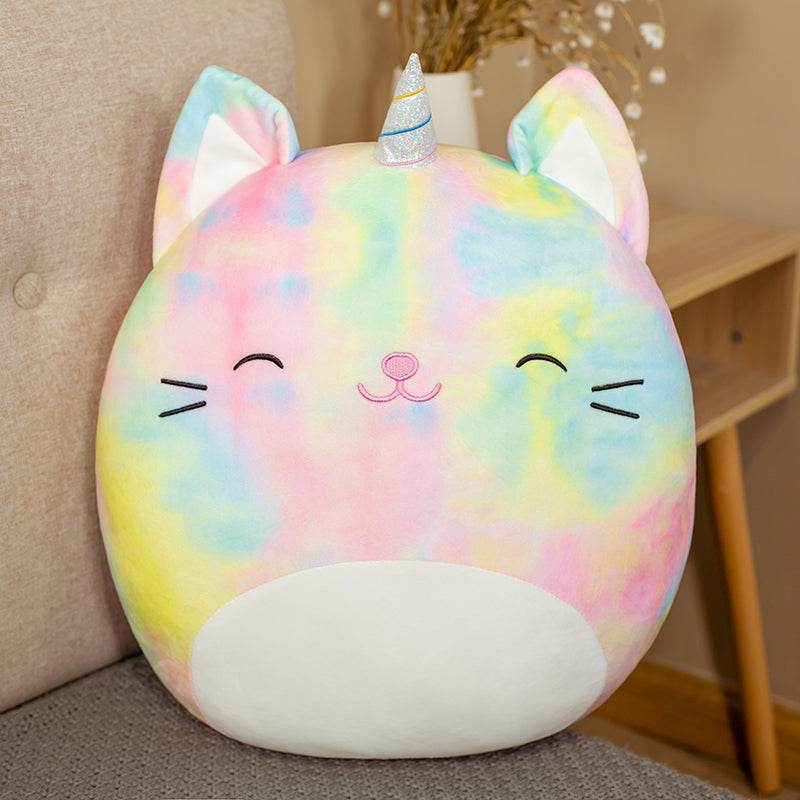 Cute Fat Fat Plush Toy Animal Doll Kawaii Deer Pig Soft Pillow Buddy Stuffed Cushion ValentineS Gift For Kids Girl - Mubimart