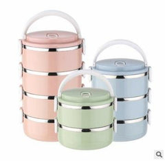 Cute Japanese Lunch Box For Kids School Portable Food Container Stainless Steel - Mubimart - Lunchbox 