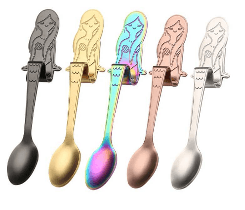 Cute Mermaid Coffee Spoon - Mubimart