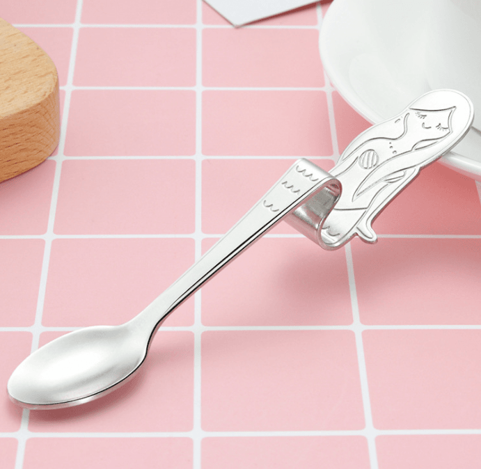 Cute Mermaid Coffee Spoon - Mubimart