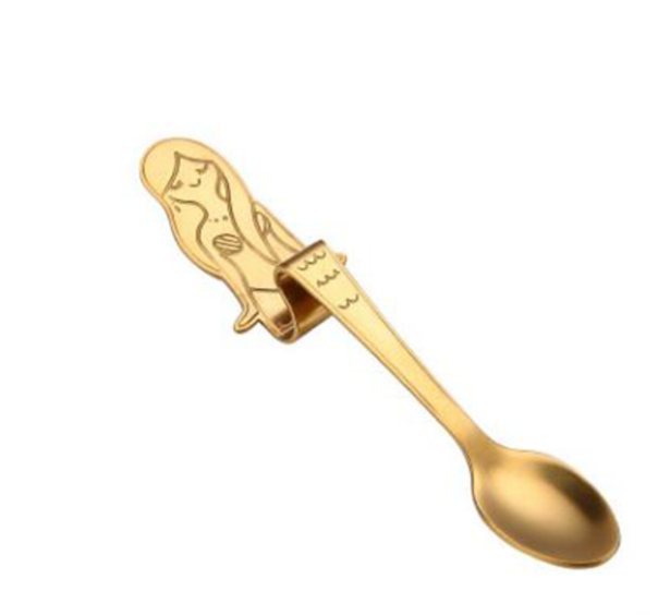 Cute Mermaid Coffee Spoon - Mubimart -  