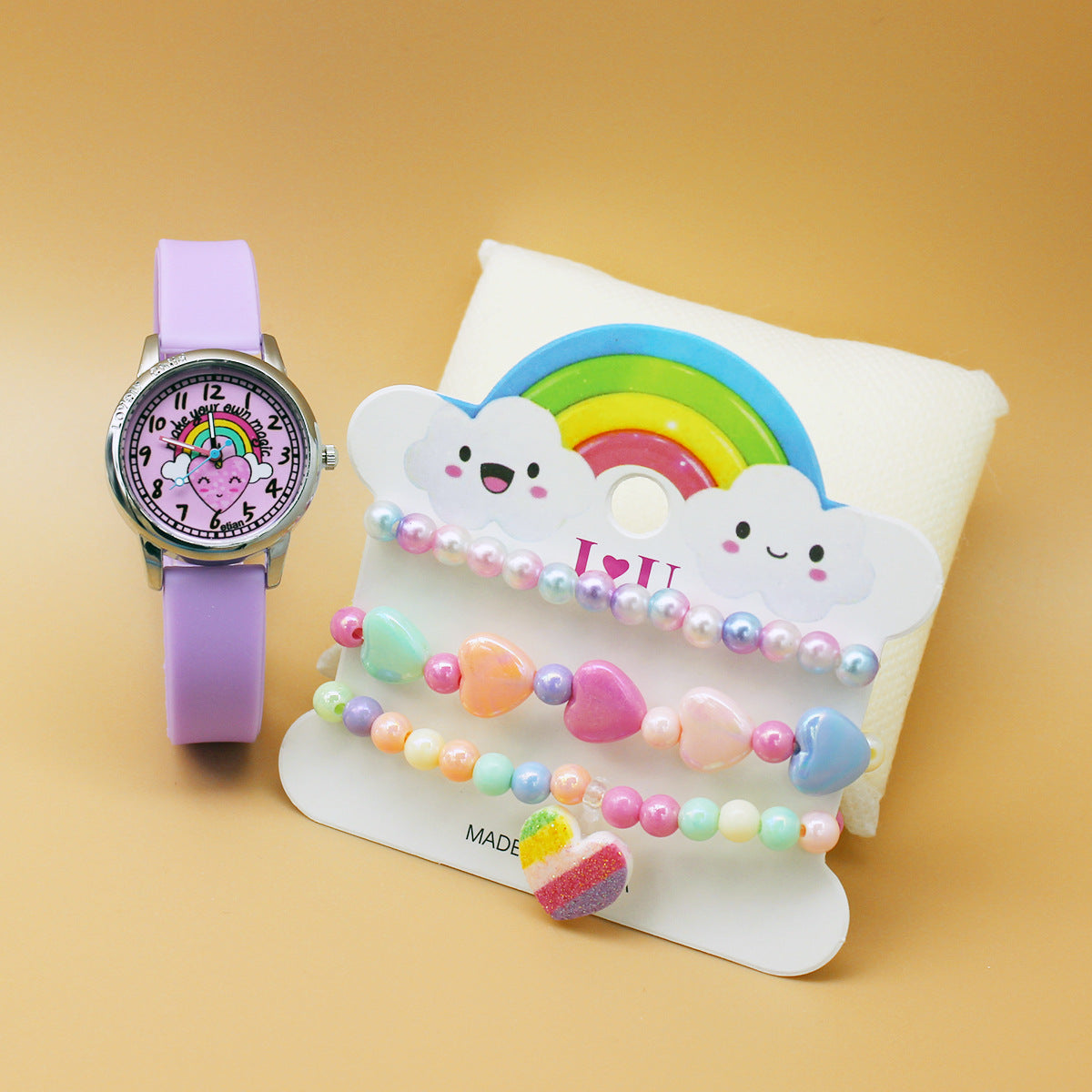 Cute Silicone Children Bracelet Watch - Mubimart -  