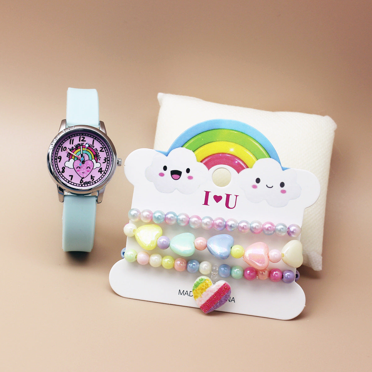 Cute Silicone Children Bracelet Watch - Mubimart -  