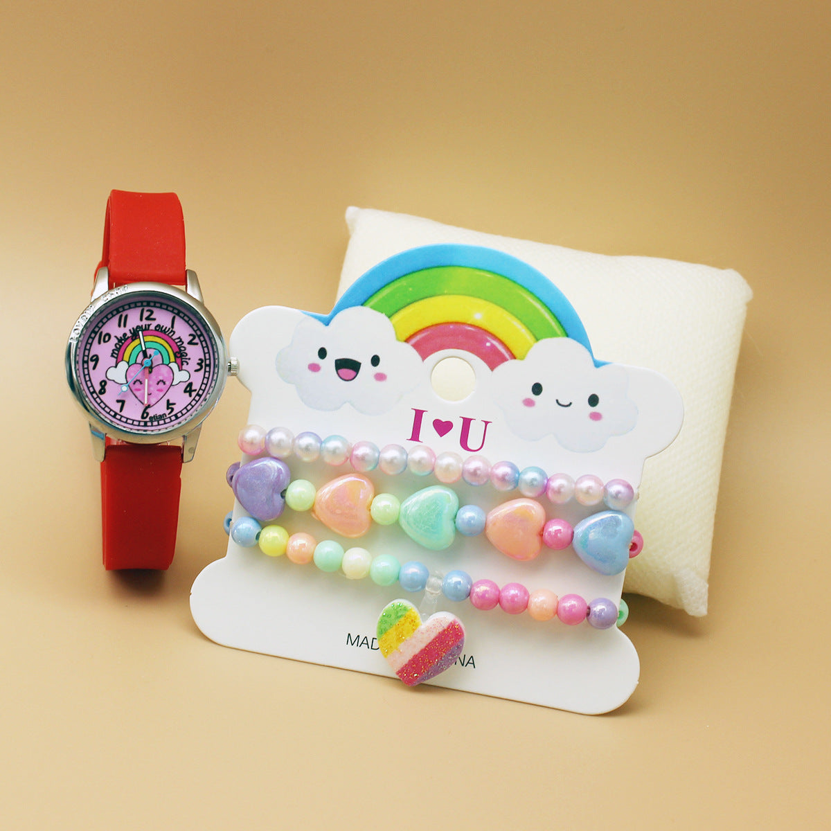 Cute Silicone Children Bracelet Watch - Mubimart -  