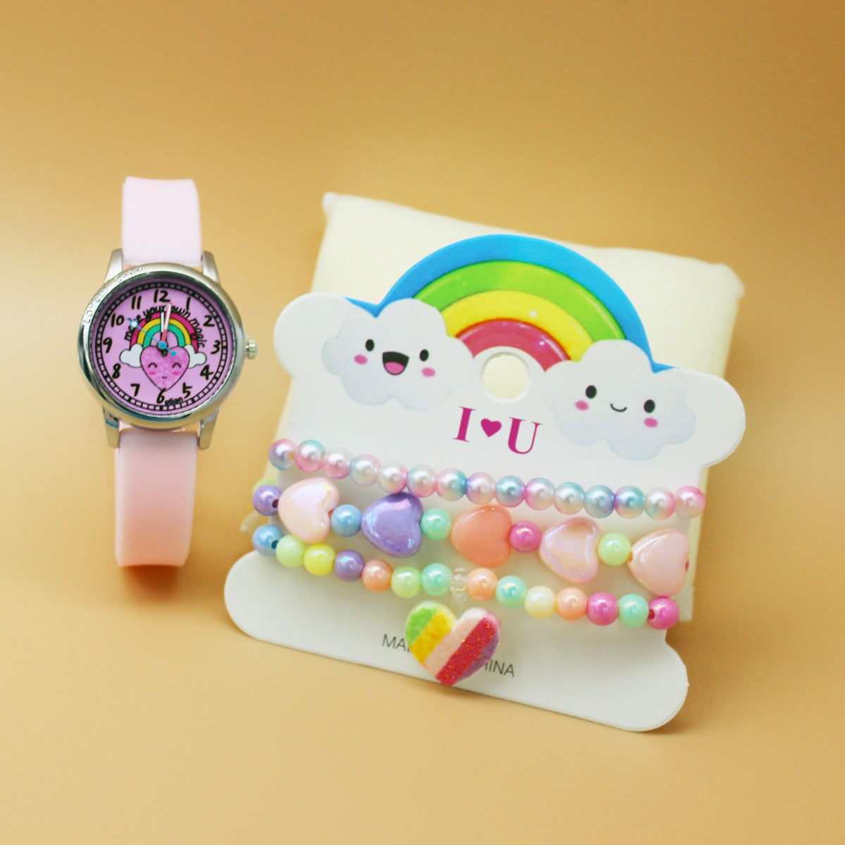 Cute Silicone Children Bracelet Watch - Mubimart -  