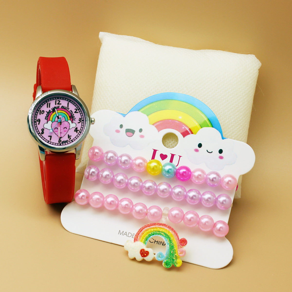 Cute Silicone Children Bracelet Watch - Mubimart -  