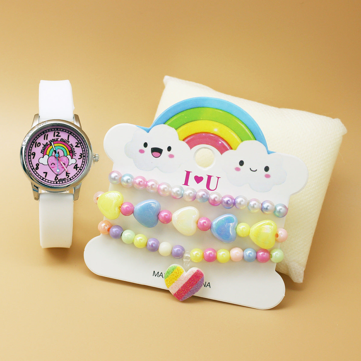 Cute Silicone Children Bracelet Watch - Mubimart -  