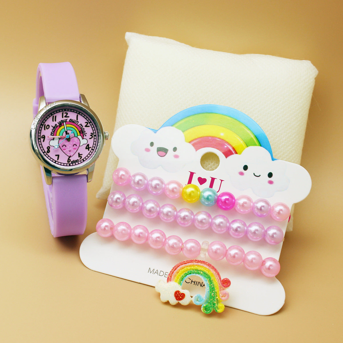 Cute Silicone Children Bracelet Watch - Mubimart -  