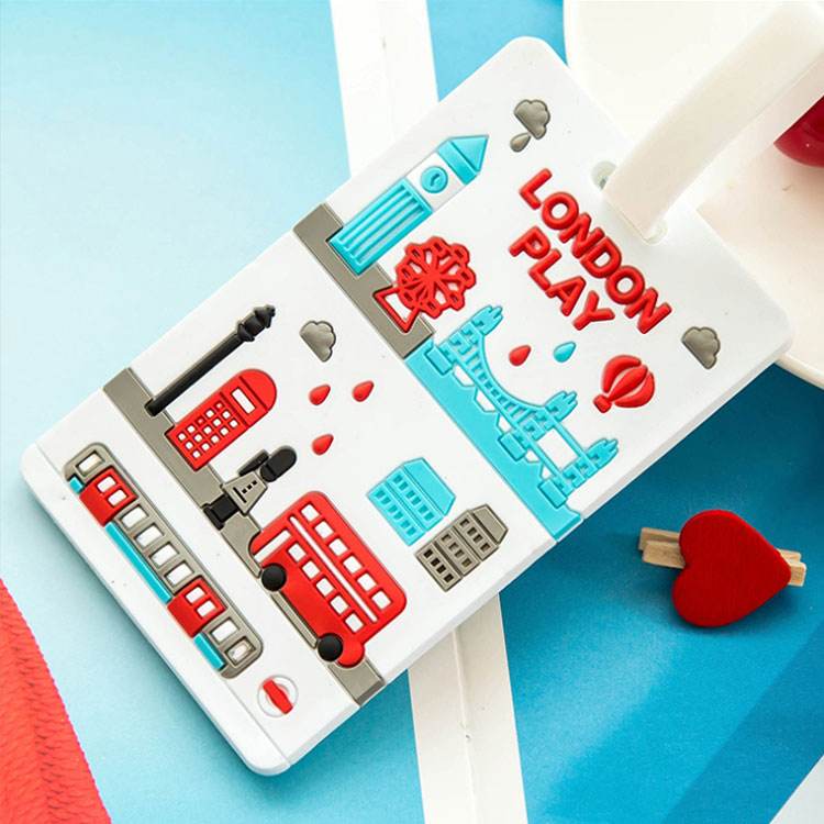 Cute Silicone Travel Airplane Luggage Tag - Mubimart