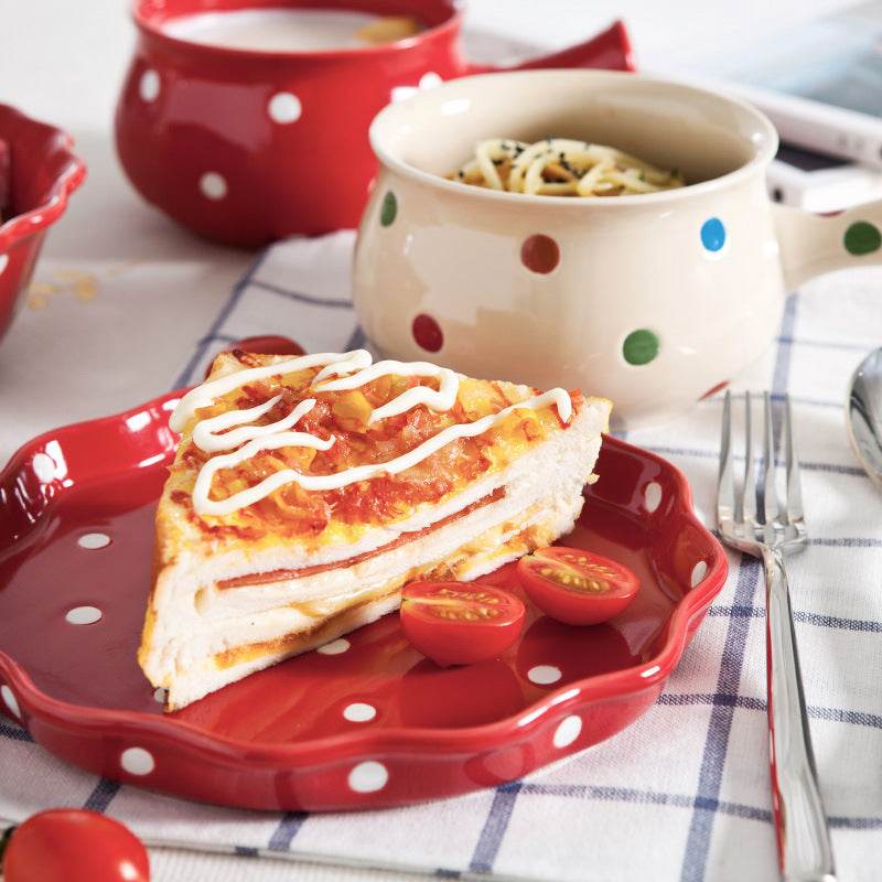 Cute dessert bowl soup bowl set - Mubimart