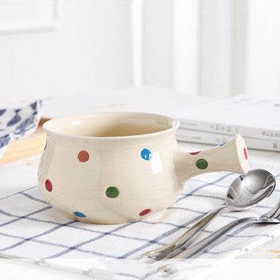 Cute dessert bowl soup bowl set - Mubimart