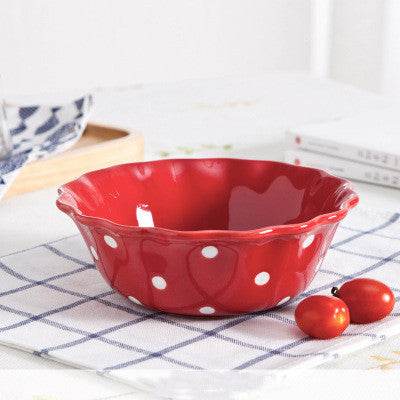 Cute dessert bowl soup bowl set - Mubimart