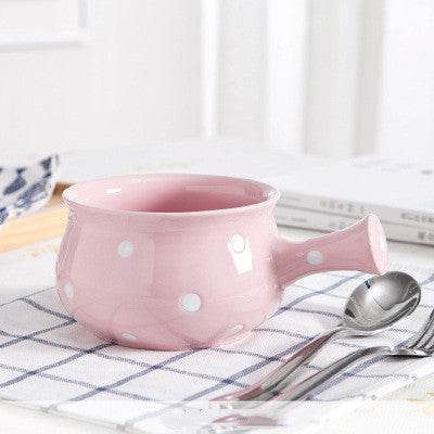 Cute dessert bowl soup bowl set - Mubimart