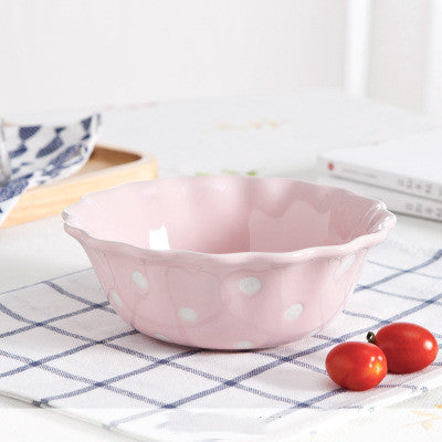 Cute dessert bowl soup bowl set - Mubimart -  