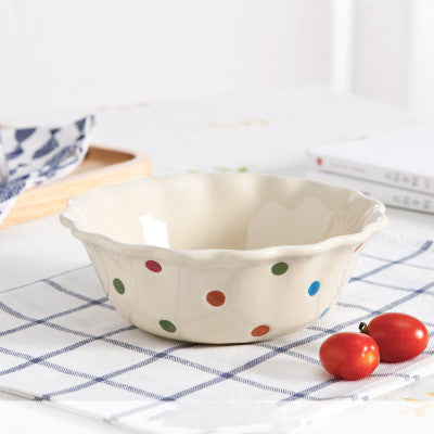 Cute dessert bowl soup bowl set - Mubimart -  