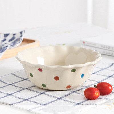 Cute dessert bowl soup bowl set - Mubimart