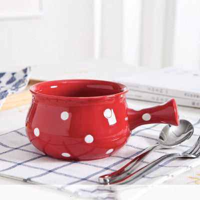 Cute dessert bowl soup bowl set - Mubimart -  