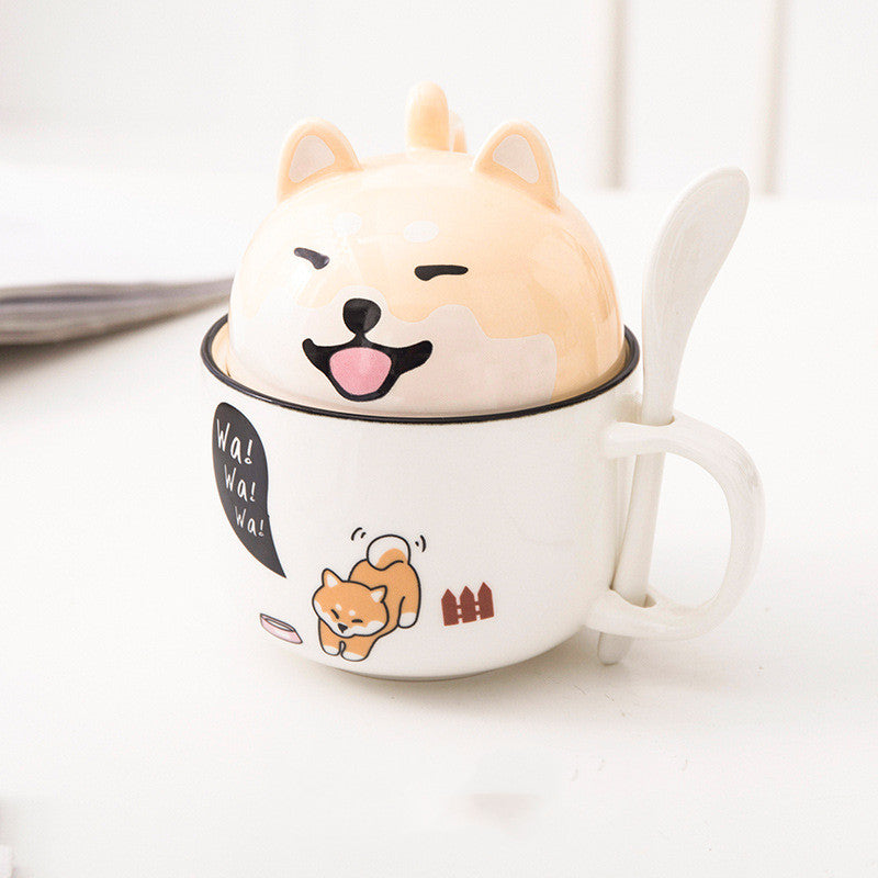 Cute  large capacity coffee mug - Mubimart -  