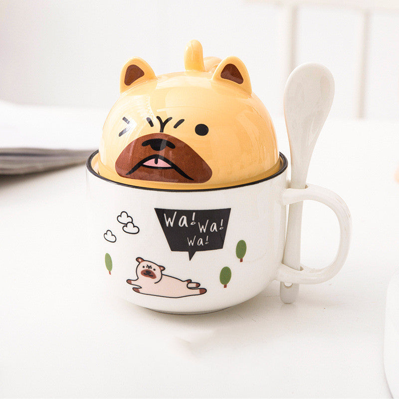 Cute  large capacity coffee mug - Mubimart -  