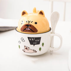 Cute  large capacity coffee mug - Mubimart -  