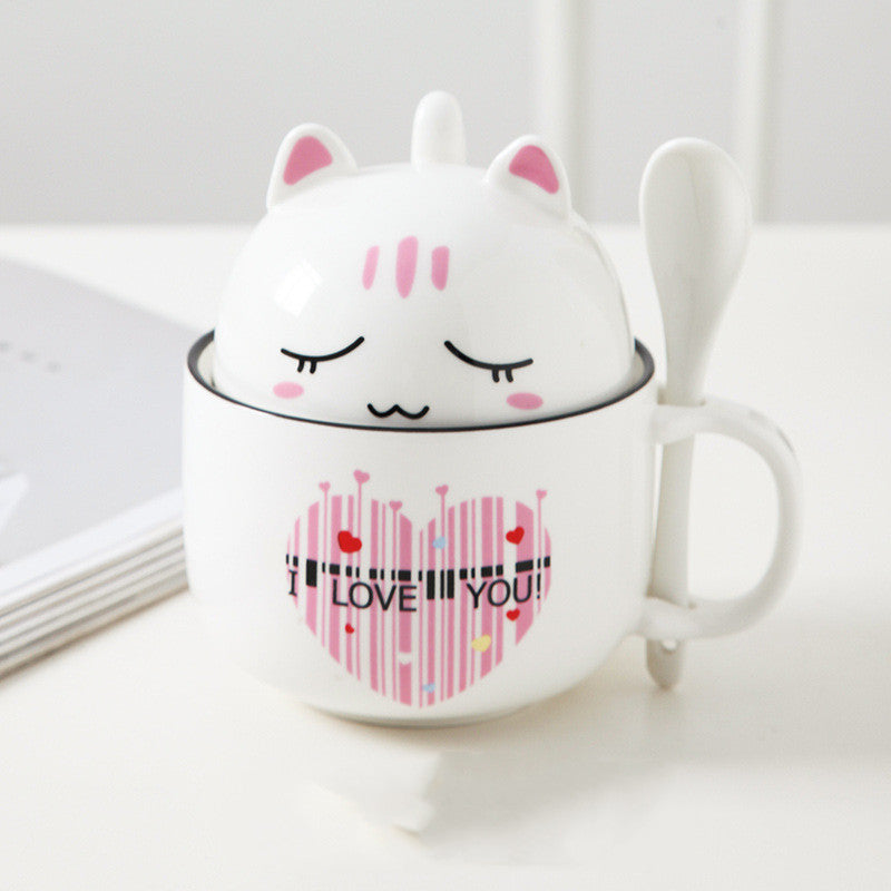 Cute  large capacity coffee mug - Mubimart -  