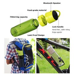 Cycling Sports Bottle Bluetooth Audio Water Bottle - Mubimart -  