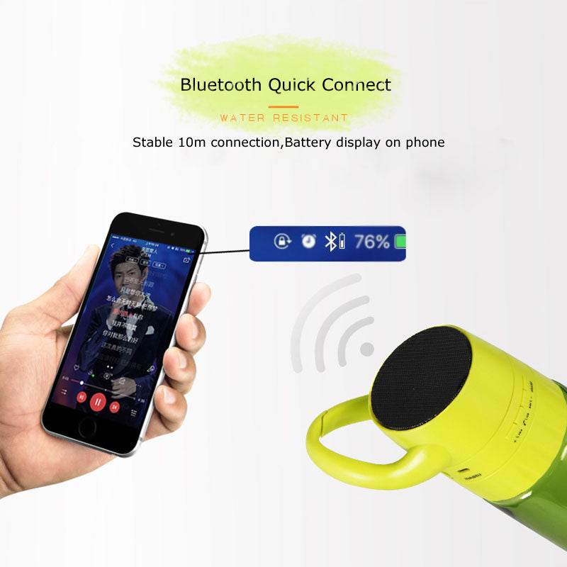 Cycling Sports Bottle Bluetooth Audio Water Bottle - Mubimart