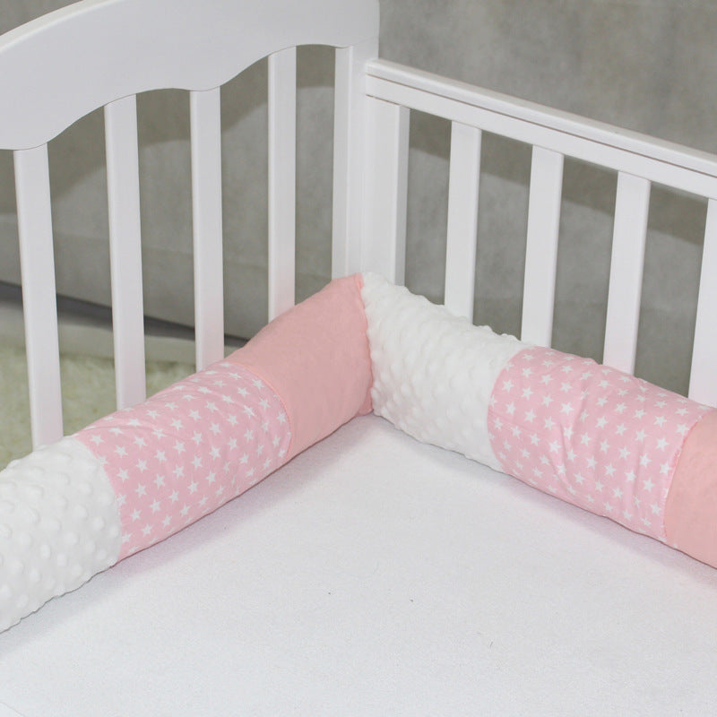 Cylindrical crib bed surrounded by pure cotton - Mubimart -  