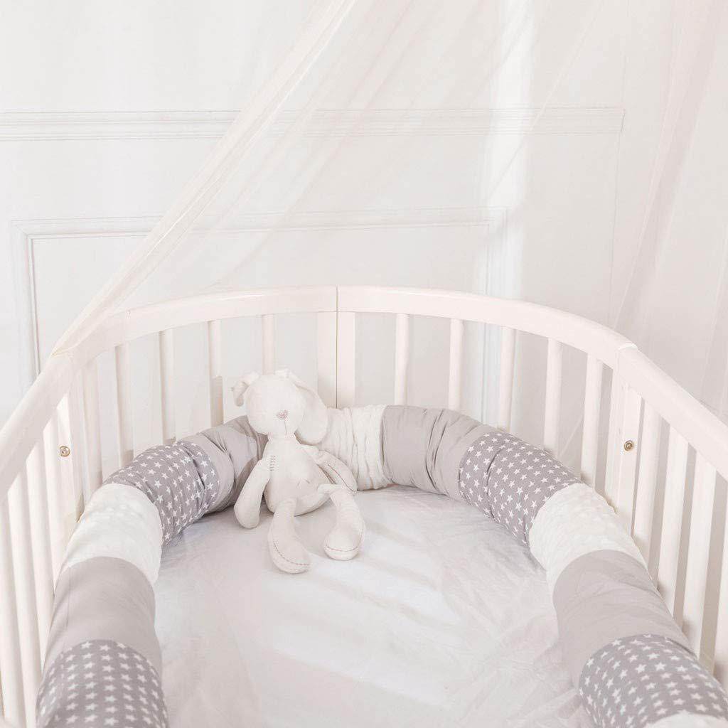 Cylindrical crib bed surrounded by pure cotton - Mubimart