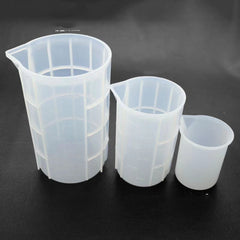 DIY Crystal Epoxy Silicone Mold Measuring Cup - Mubimart -  