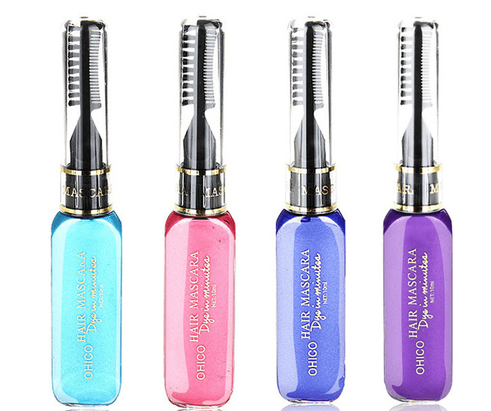 DIY Dye Stick One-off Hair Color Dye Comb Temporary Crayons Hair Color Comb Washable Hair Dye Crayons - Mubimart