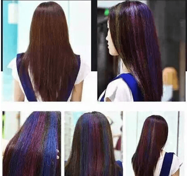 DIY Dye Stick One-off Hair Color Dye Comb Temporary Crayons Hair Color Comb Washable Hair Dye Crayons - Mubimart