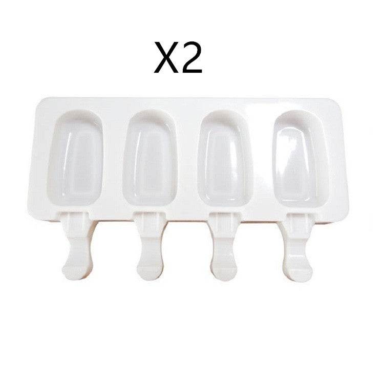 DIY Ice Cream Mold Handmade Conjoined Ice Cream Mold Multi-style Silicone - Mubimart