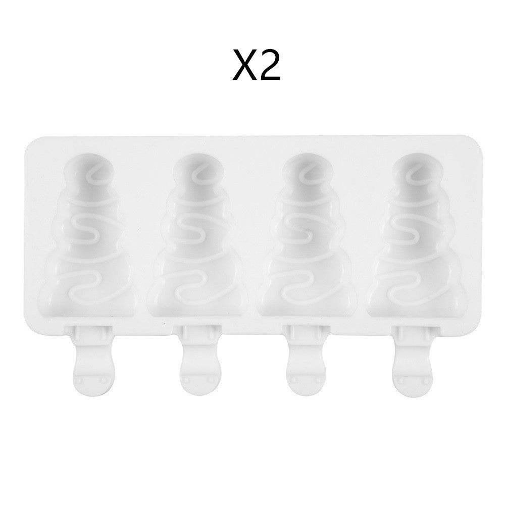 DIY Ice Cream Mold Handmade Conjoined Ice Cream Mold Multi-style Silicone - Mubimart