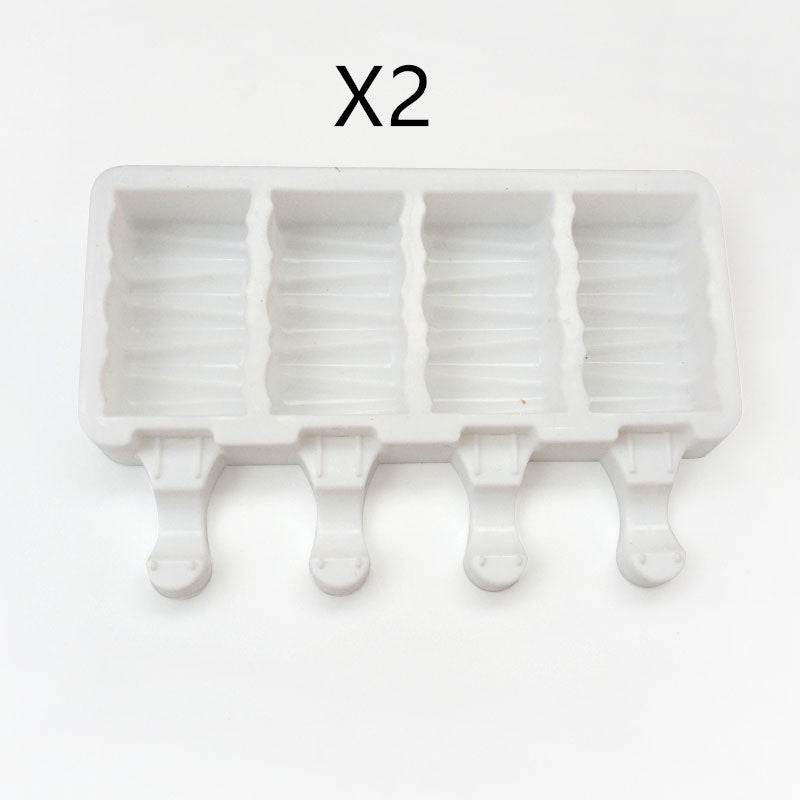 DIY Ice Cream Mold Handmade Conjoined Ice Cream Mold Multi-style Silicone - Mubimart