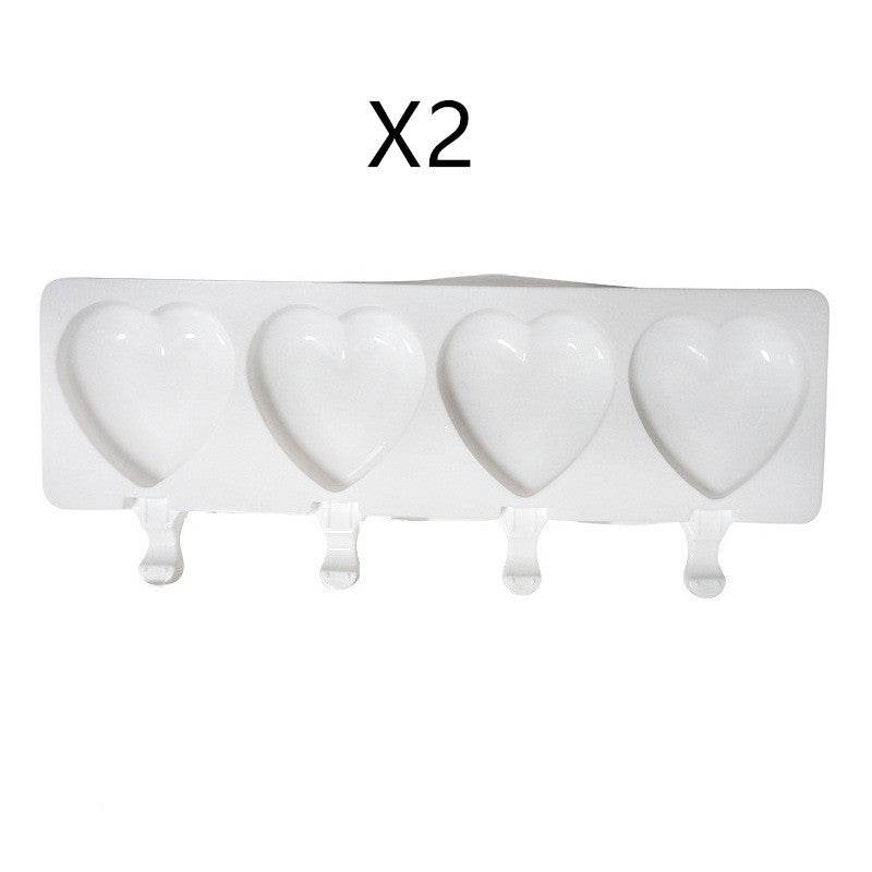 DIY Ice Cream Mold Handmade Conjoined Ice Cream Mold Multi-style Silicone - Mubimart