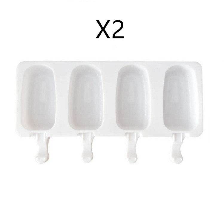 DIY Ice Cream Mold Handmade Conjoined Ice Cream Mold Multi-style Silicone - Mubimart