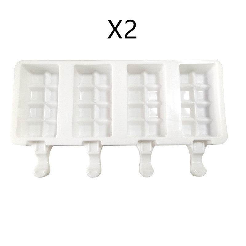 DIY Ice Cream Mold Handmade Conjoined Ice Cream Mold Multi-style Silicone - Mubimart