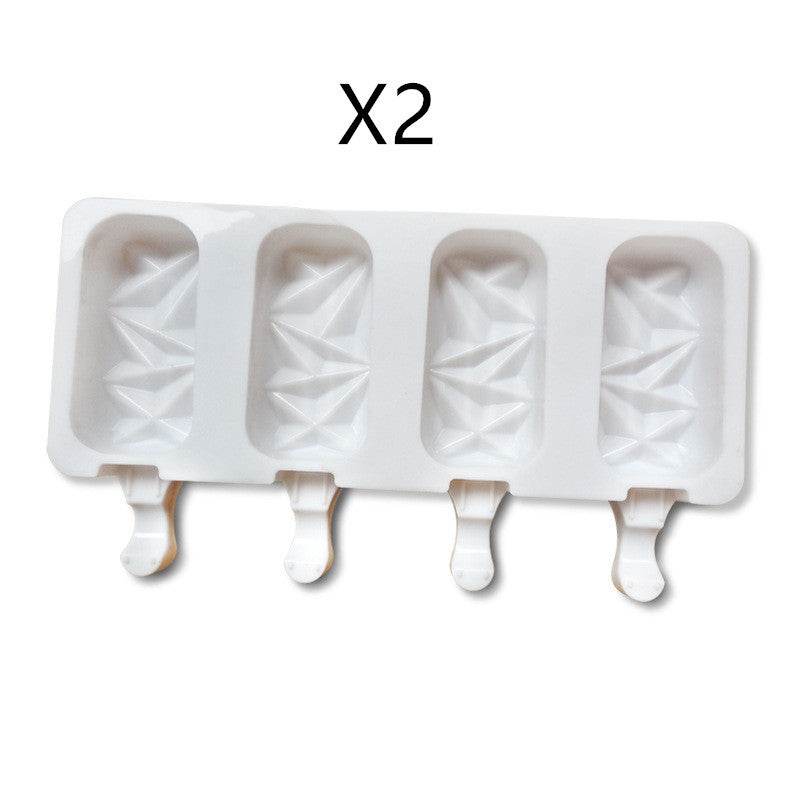 DIY Ice Cream Mold Handmade Conjoined Ice Cream Mold Multi-style Silicone - Mubimart