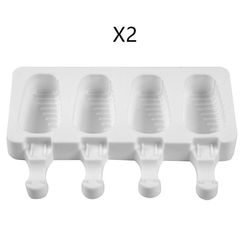 DIY Ice Cream Mold Handmade Conjoined Ice Cream Mold Multi-style Silicone - Mubimart