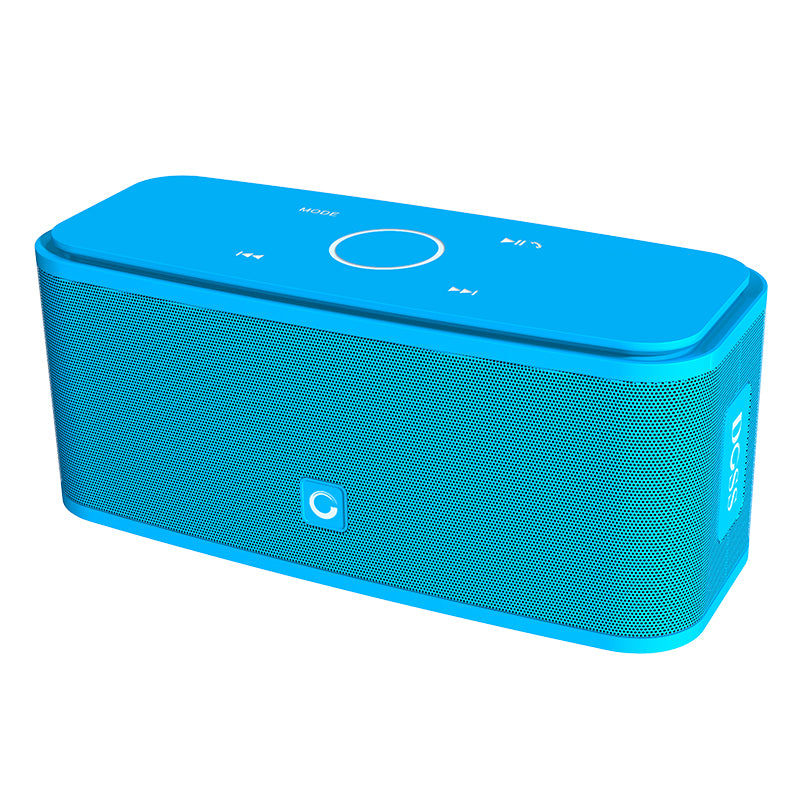 DOSS SoundBox Touch Control Bluetooth Speaker 2*6W Portable Wireless Speakers Stereo Sound Box with Bass and Built-in Mic - Mubimart - Bluetooth Speaker 